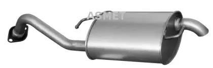 20.021 ASMET Глушитель выхлопных газов конечный